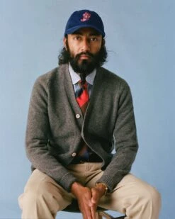 Grey Lambswool 6 Button Cardigan -Drakes Shop 238800290006 86fdc65e b72c 441a bca4 3ac04a9a2361