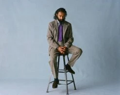 Grey Harris Tweed One Pleat Games Trousers -Drakes Shop 238800400002 193999a1 806a 4186 bb90 370c18c511e5