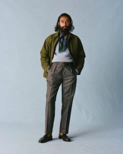 Olive Green Cotton Canvas Chasseur Jacket 25 Olive Green Cotton Canvas Chasseur Jacket -Drakes Shop 238800430006 a9b90c1f 0965 438c 8446 e8ad7313a928