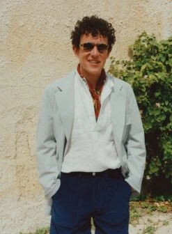 Blue And White Seersucker Games Blazer Mk. IV -Drakes Shop 31 d71507c9 726b 4942 8060 d1d03a0089d1