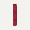 Pink And Red Block Stripe Knitted Silk Tie -Drakes Shop DR1AAK20909 03992 2
