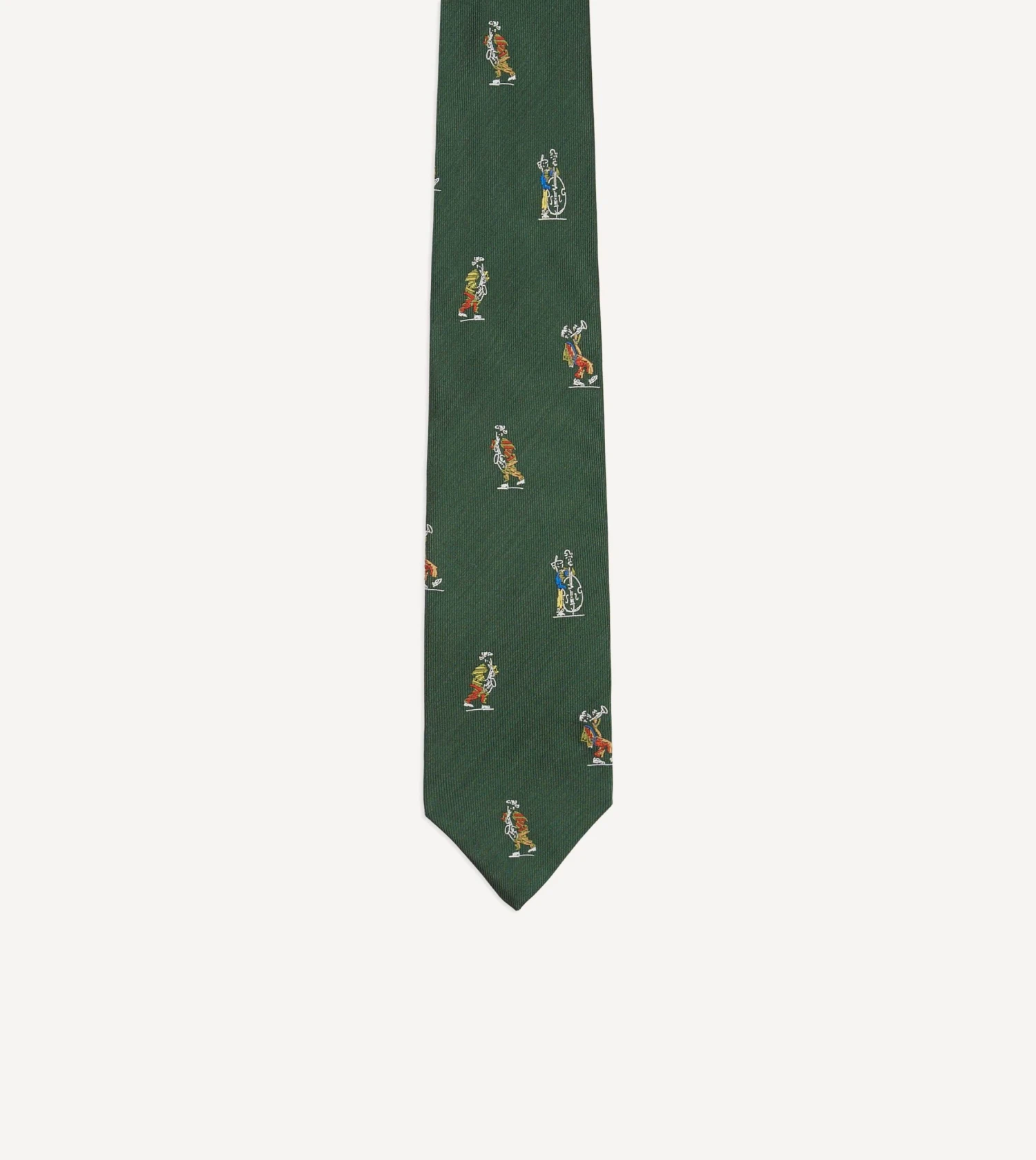 ALD / Drake's Green Graphic Tie 6 ALD / Drake's Green Graphic Tie - Image 4