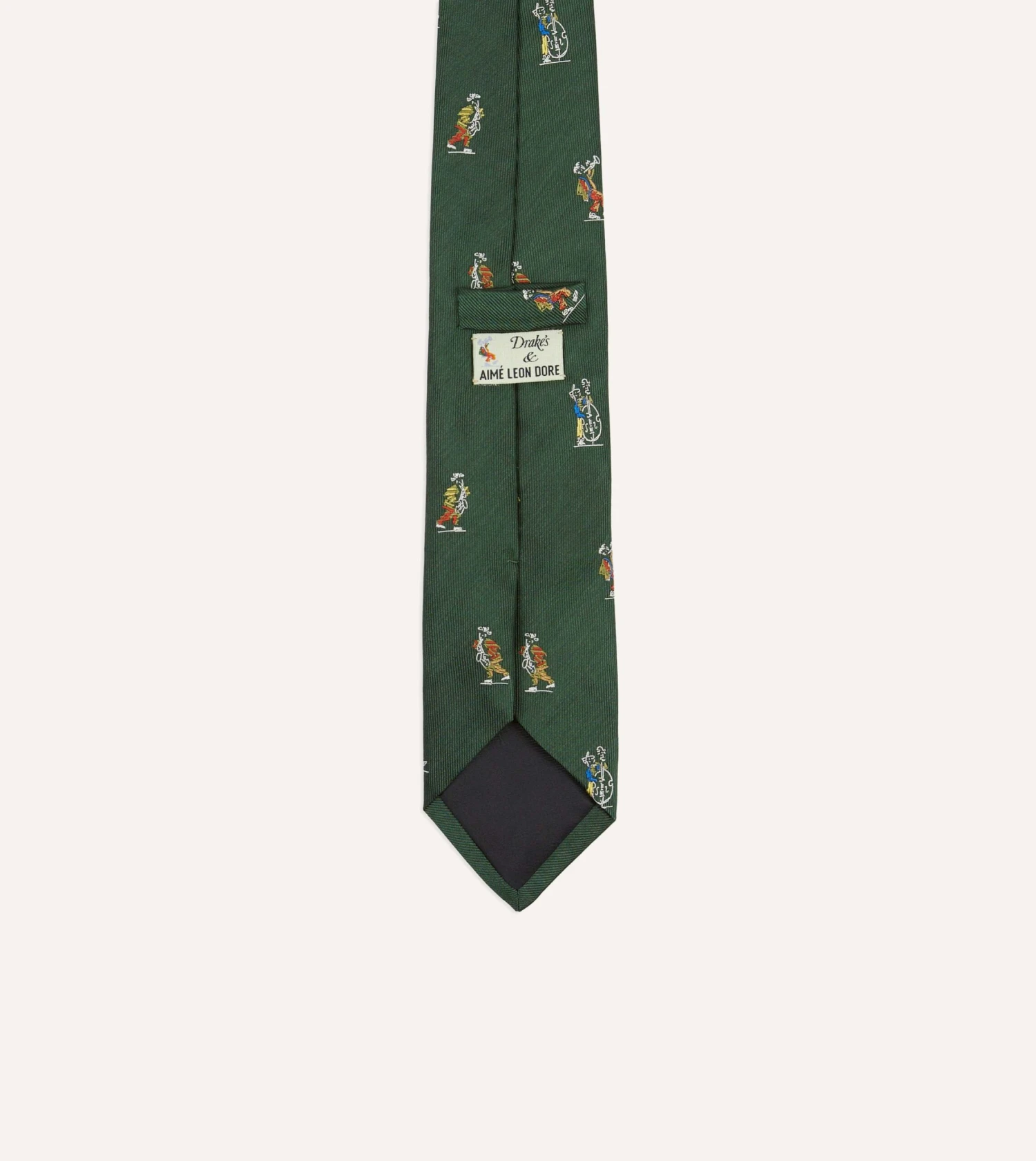 ALD / Drake's Green Graphic Tie 5 ALD / Drake's Green Graphic Tie - Image 3