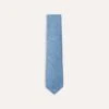 Blue Tussah Hand Rolled Silk Tie