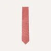 Pink Tussah Hand Rolled Silk Tie -Drakes Shop DR1AAR06449 22990 1