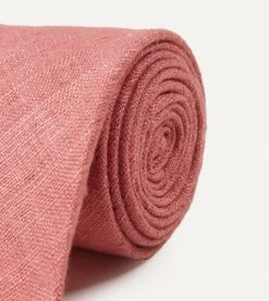 Pink Tussah Hand Rolled Silk Tie 9 Pink Tussah Hand Rolled Silk Tie -Drakes Shop DR1AAR06449 22990 3
