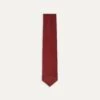 Red Fine Woven Grenadine Silk Hand Rolled Tie -Drakes Shop DR1AAR15541 07700 1
