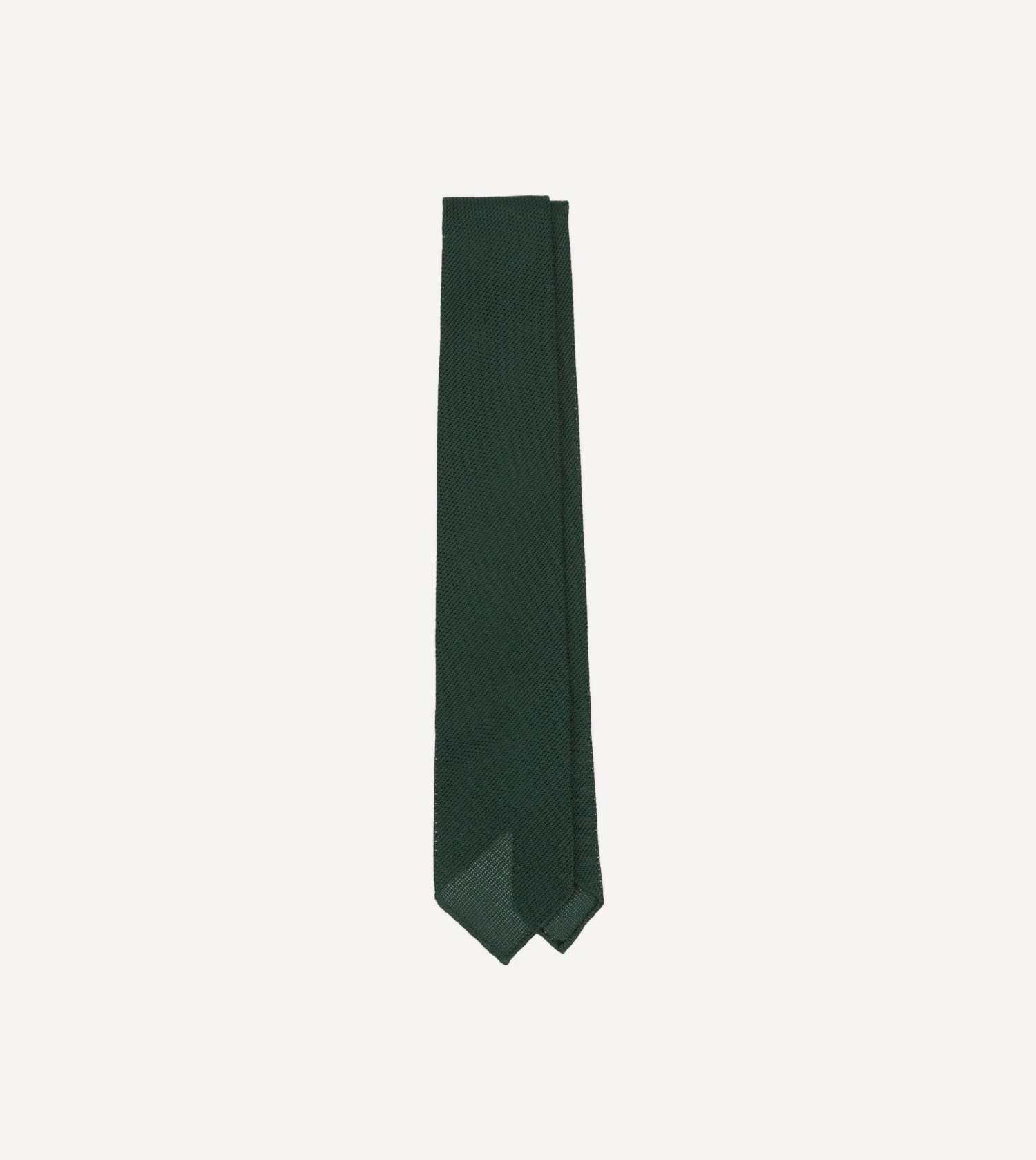 Green Fine Woven Grenadine Silk Hand Rolled Tie 3 Green Fine Woven Grenadine Silk Hand Rolled Tie