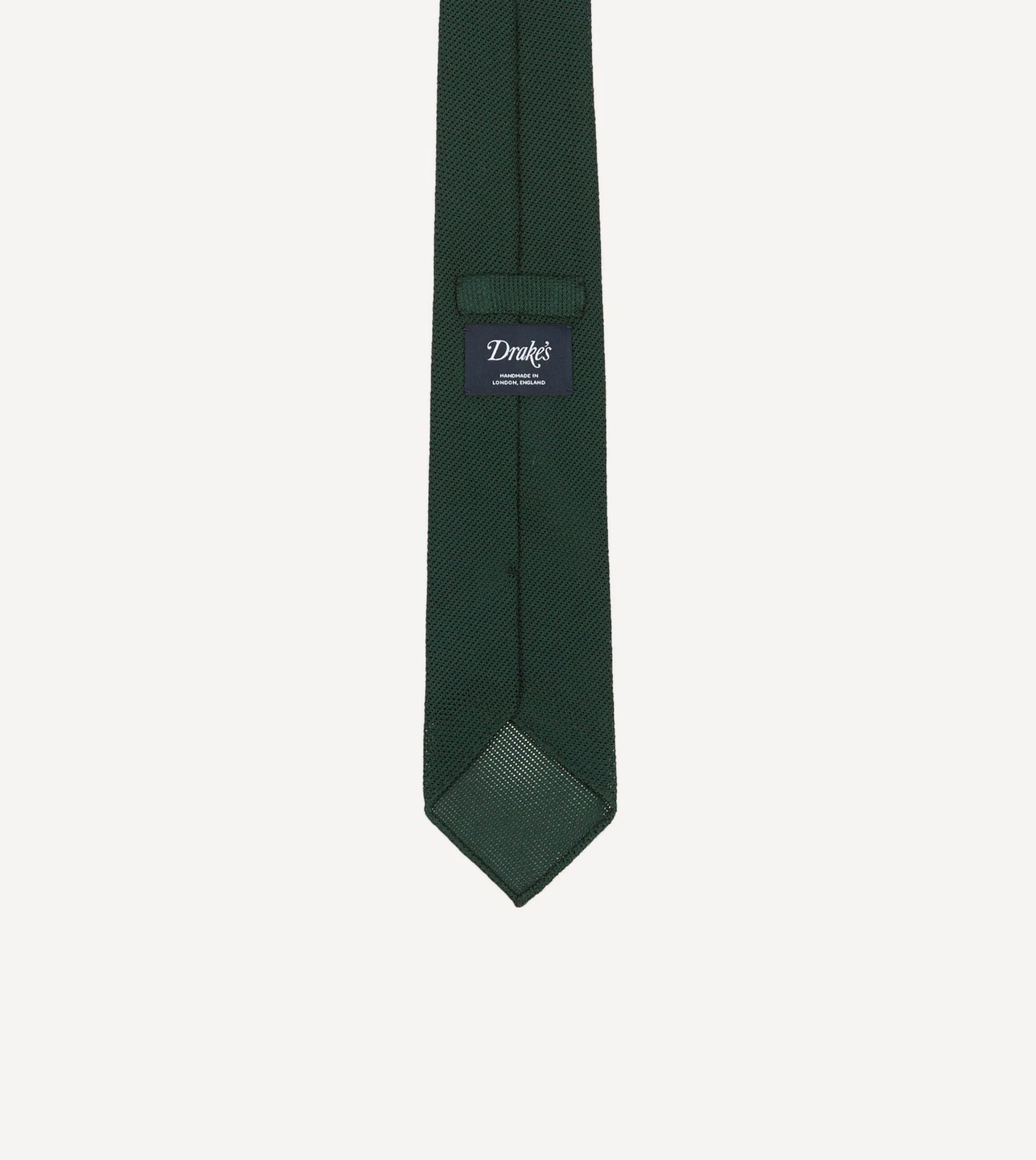 Green Fine Woven Grenadine Silk Hand Rolled Tie 5 Green Fine Woven Grenadine Silk Hand Rolled Tie - Image 3