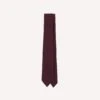 Red Shantung Silk Tipped Tie -Drakes Shop DR1AAR24098 02700 2