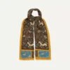 Brown Unicorn Print Wool-Silk Scarf -Drakes Shop DR1AB122217 03301 1 f8c86452 dff7 4bc2 982d 2138f8cc9340