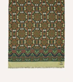 ALD / Drake's Green Archival Graphic Scarf 11 ALD / Drake's Green Archival Graphic Scarf -Drakes Shop DR1AB123770 01401 3