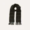 Campbell Tartan Lambswool Washed Check Scarf -Drakes Shop DR1AB2 21969 02 660 3