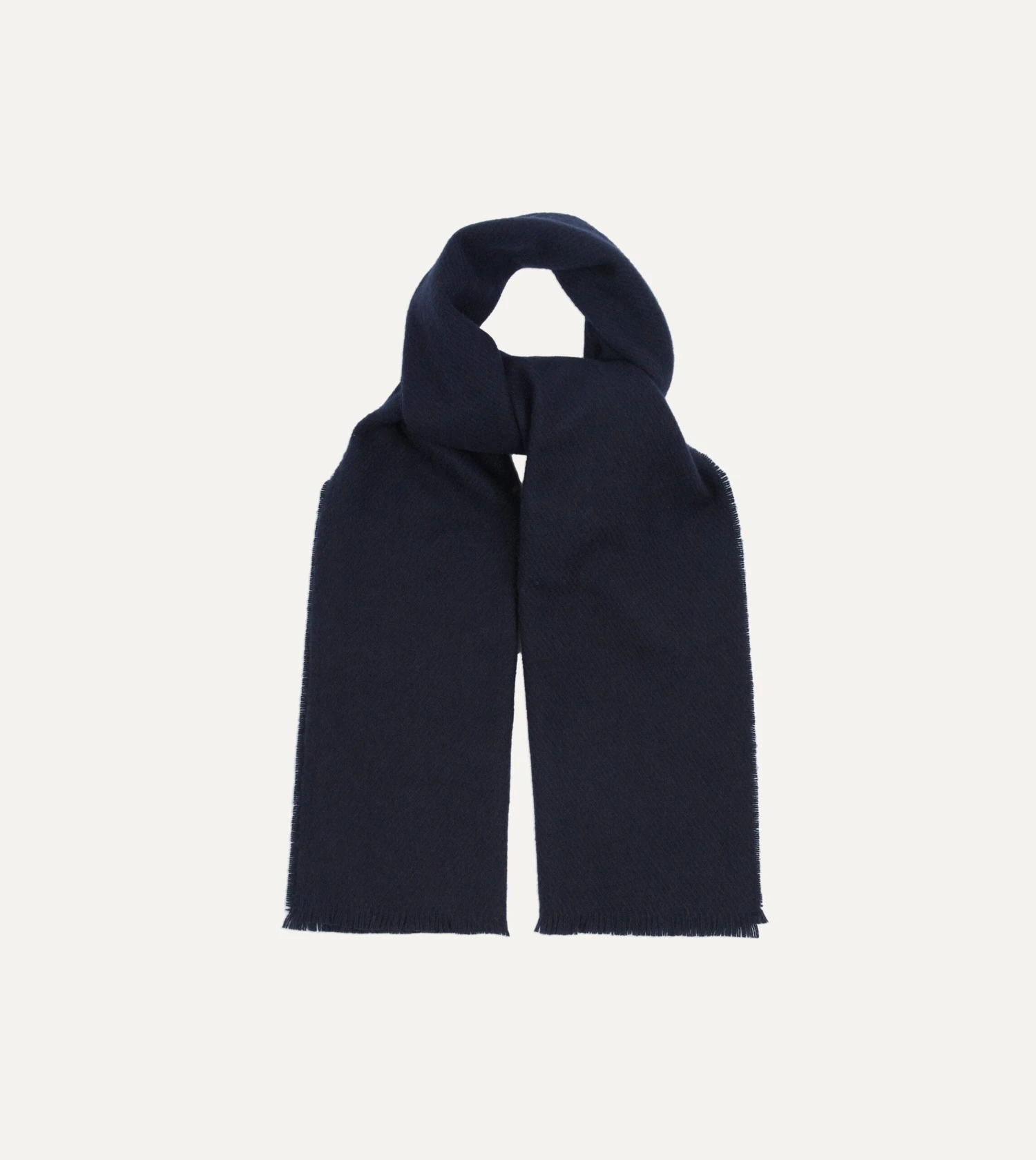 Navy Cashmere Scarf 3 Navy Cashmere Scarf