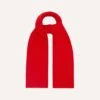 Red Solid Wool Scarf -Drakes Shop DR1AB223518 04700 1