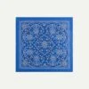 Blue Paisley Print Cotton Bandana -Drakes Shop DR1AD0 22223 04201