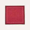 Red Polka Dot Print Bandana -Drakes Shop DR1AD022224 02701 1