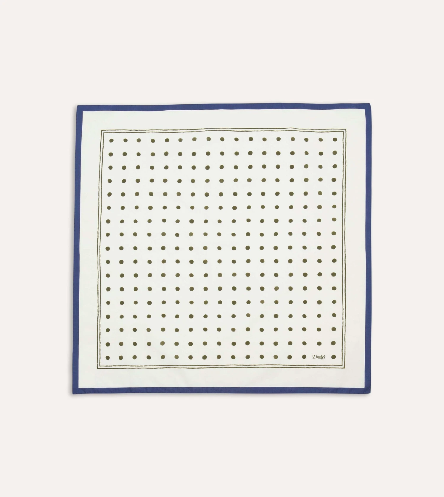 White And Green Polka Dot Print Bandana 3 White And Green Polka Dot Print Bandana