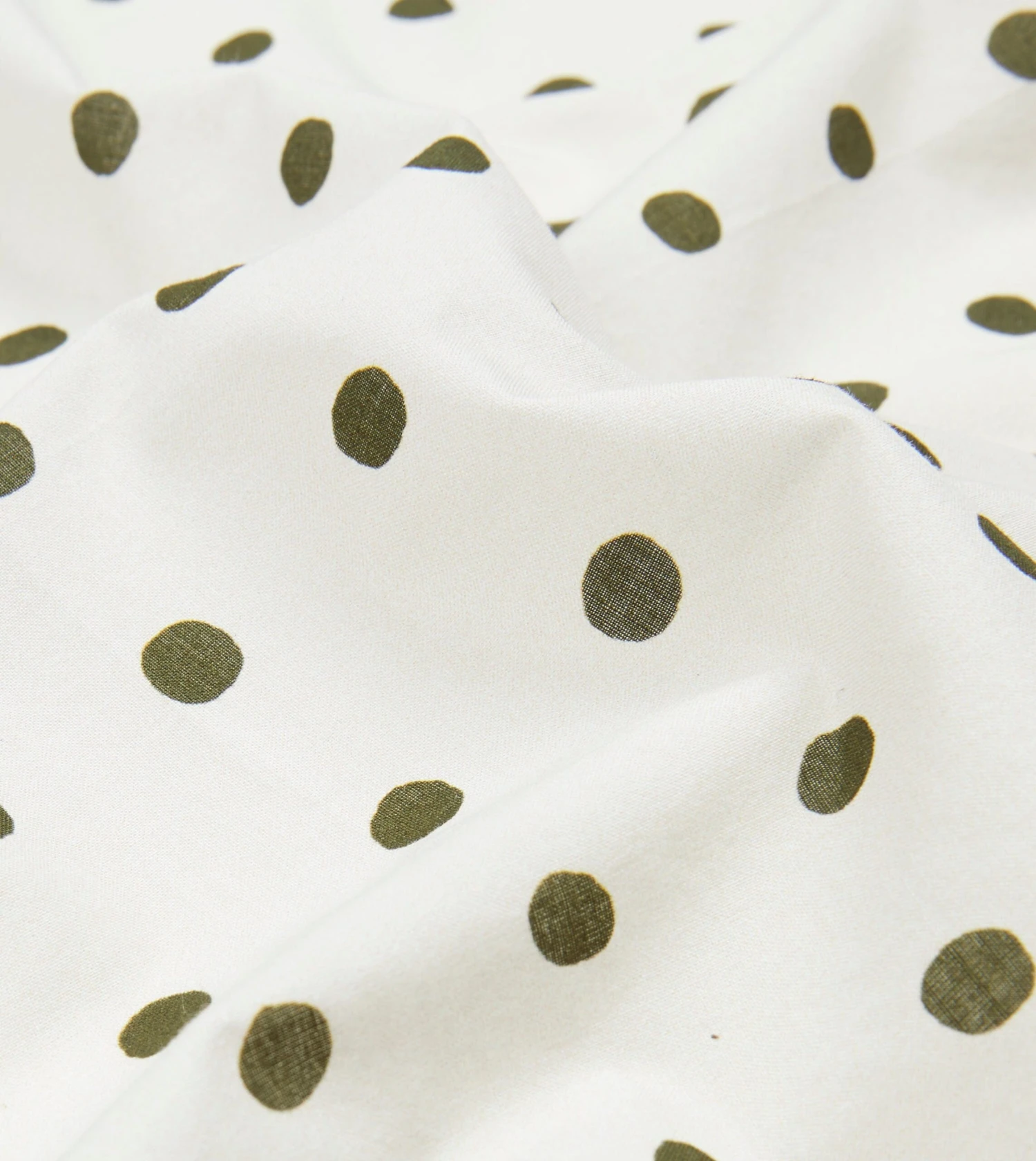 White And Green Polka Dot Print Bandana 4 White And Green Polka Dot Print Bandana - Image 2