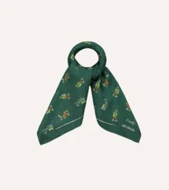 ALD / Drake's Green Graphic Bandana