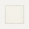 Ivory And Green Shoestring Border Silk Pocket Square -Drakes Shop DR1AE022664 04 1