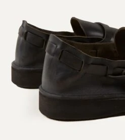 Aurora For Drake's Middle English Black Full Grain Leather Shoe -Drakes Shop DR1AF4 22412 02 100 5