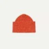 Orange Ribbed Merino Donegal Knit Cap 2 Orange Ribbed Merino Donegal Knit Cap -Drakes Shop DR1AG1 21581 04 800 1