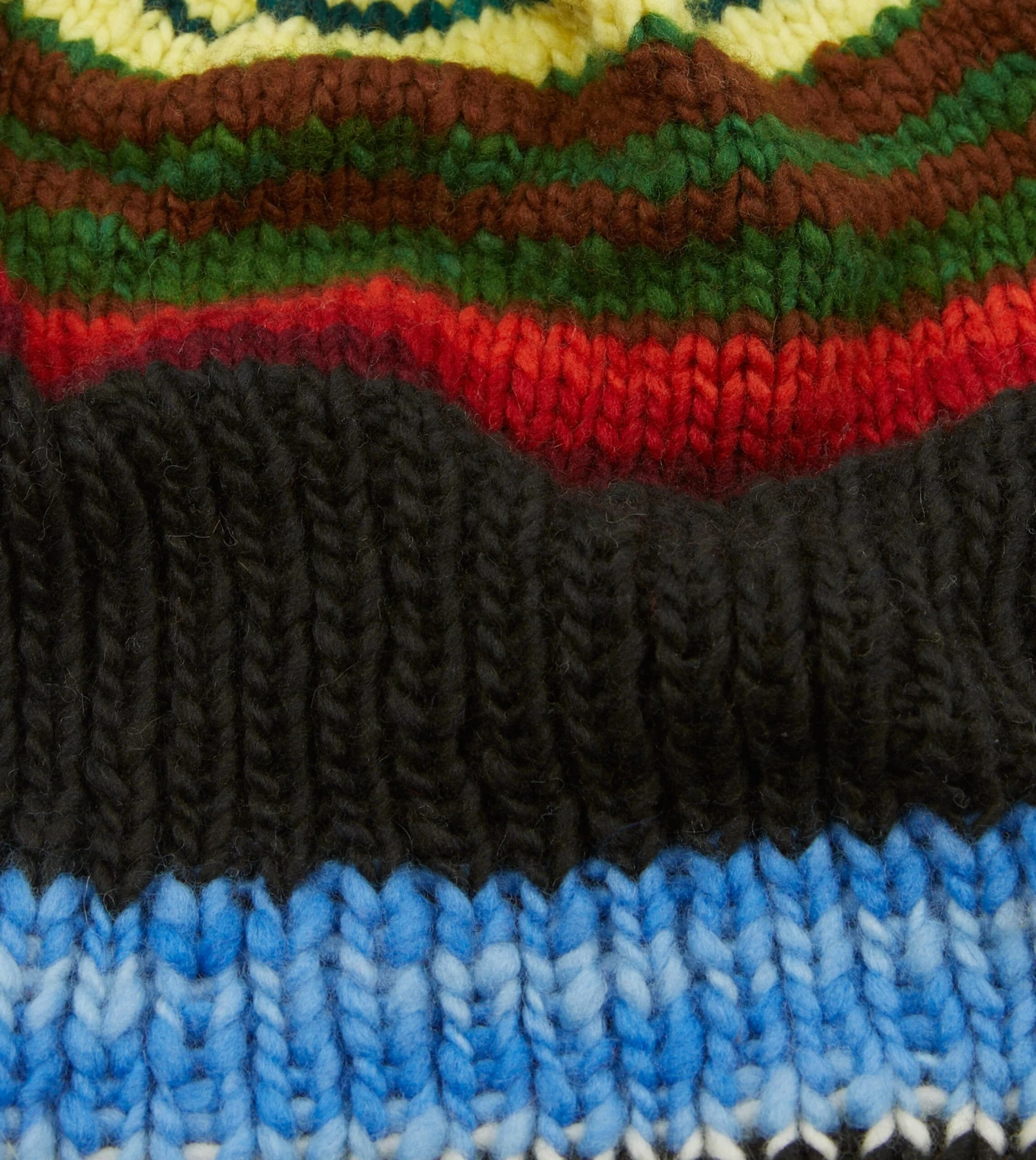 Chamula For Drake's Multi Serape Knit Cap 4 Chamula For Drake's Multi Serape Knit Cap - Image 2