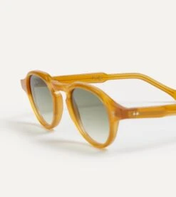 Milky Amber Acetate Blake Sunglasses 11 Milky Amber Acetate Blake Sunglasses -Drakes Shop DR1AI019403 03 300 5