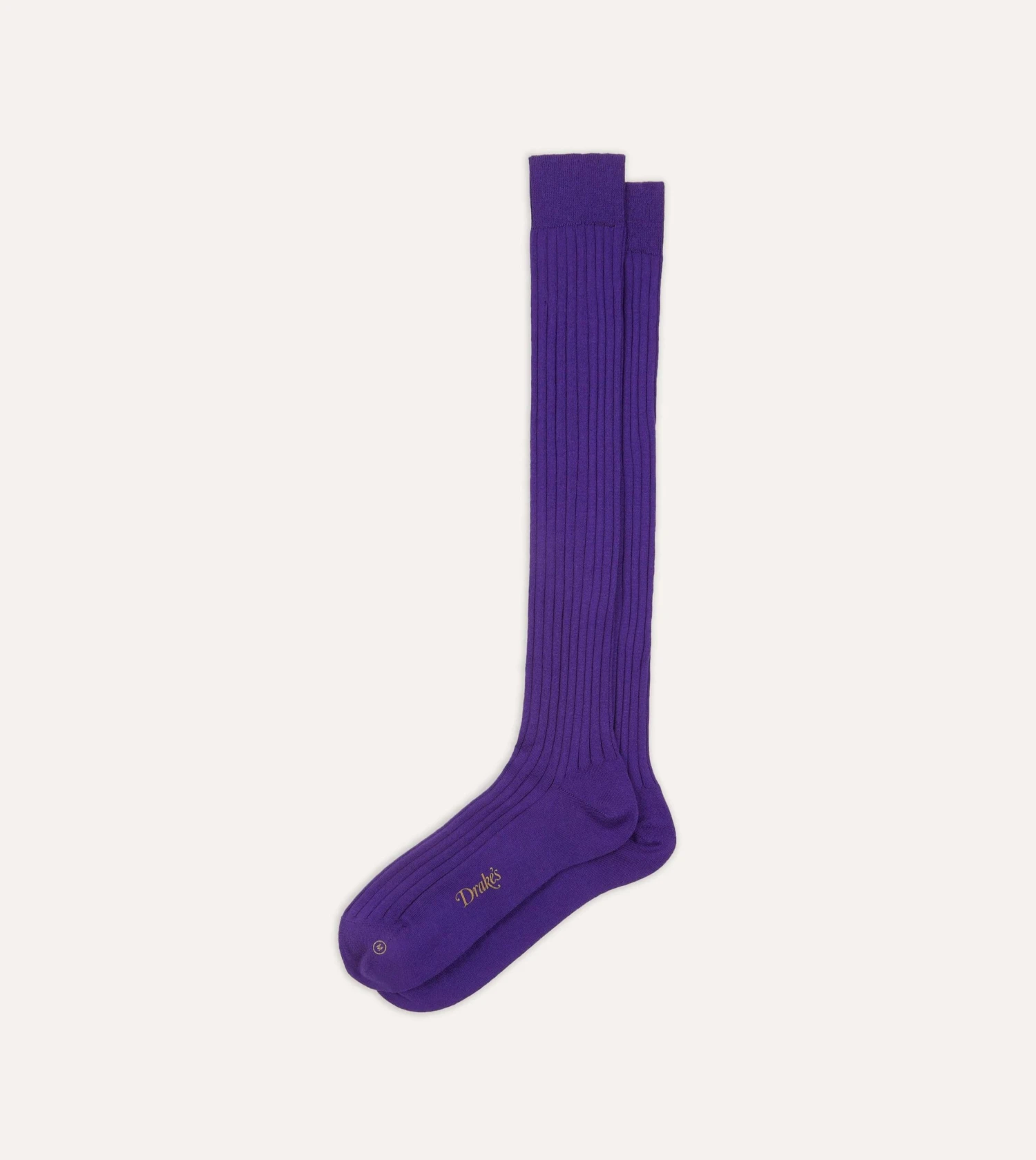 Purple Cotton Over-the-Calf Socks 6 Purple Cotton Over-the-Calf Socks - Image 4