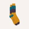 ALD / Drake's Striped Donegal Wool Sock -Drakes Shop DR1AJ123759 01502 1