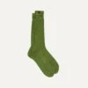 ALD / Drake's Green Dress Sock -Drakes Shop DR1AJ223758 02400 1