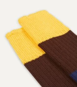 Yellow Multi Cotton Sports Socks -Drakes Shop DR1AJ3 22645 01 660 2 77d3e5a2 11a1 413f 97c1 7e77842b6704
