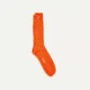 Orange Cotton Sports Socks -Drakes Shop DR1AJ322413 09500 1