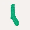 Emerald Green Cotton Sports Socks -Drakes Shop DR1AJ322413 12400 1