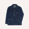 Stone Wash Selvedge Denim Five-Pocket Chore Jacket 1 Stone Wash Selvedge Denim Five-Pocket Chore Jacket -Drakes Shop DR2A1B 20387 03 200