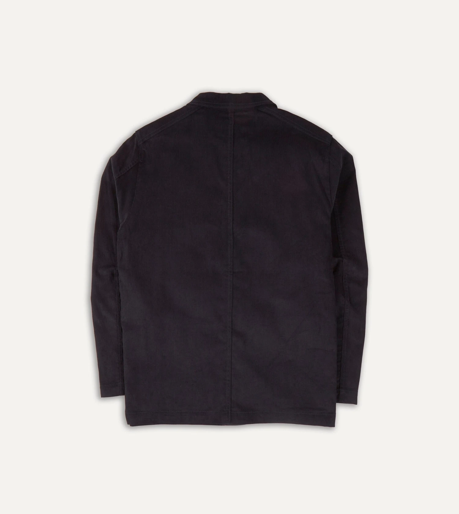 Navy Japanese Selvedge Corduroy Five-Pocket Chore Jacket 8 Navy Japanese Selvedge Corduroy Five-Pocket Chore Jacket - Image 6