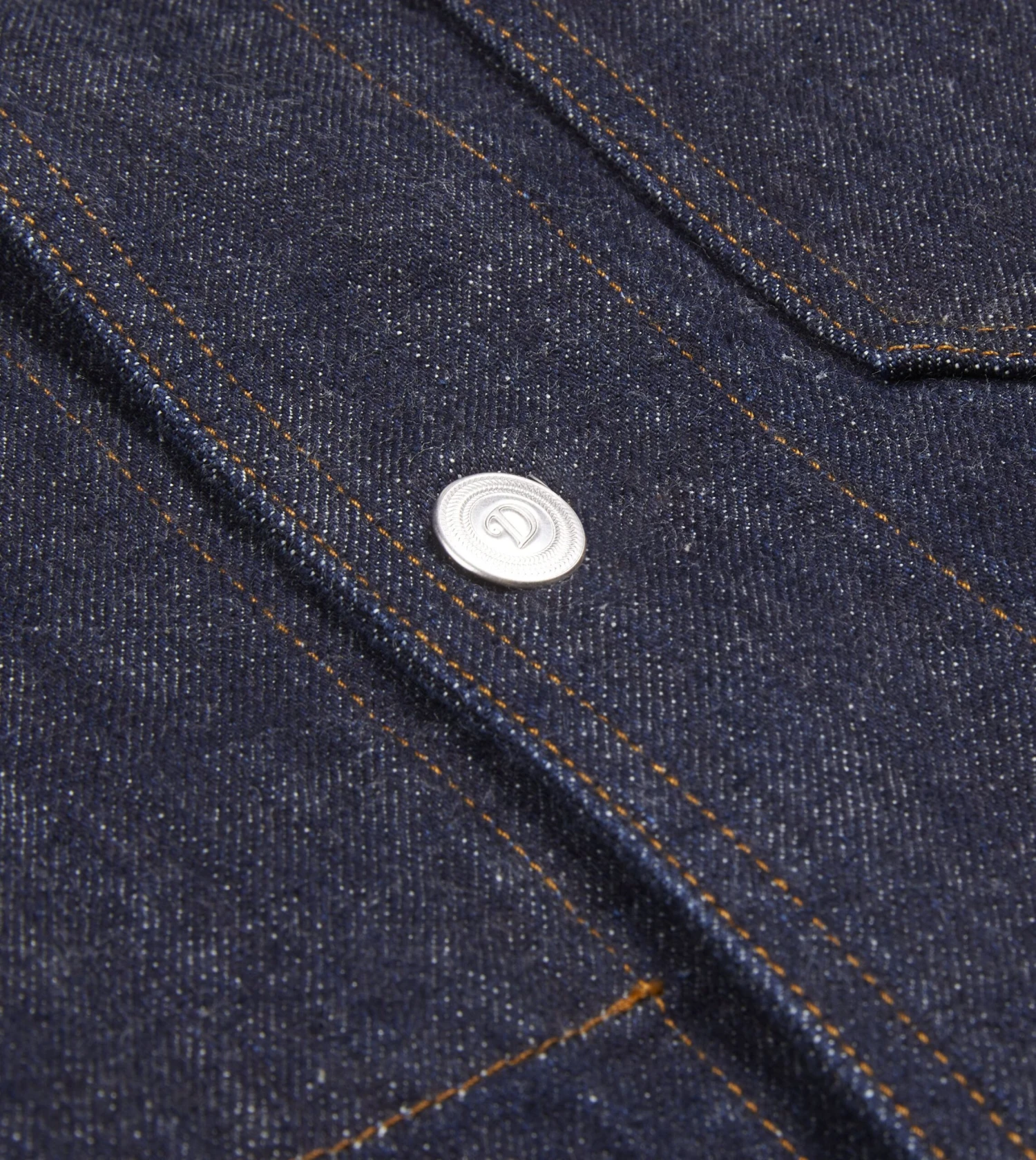 Indigo Rinse Denim Five-Pocket Chore Jacket 6 Indigo Rinse Denim Five-Pocket Chore Jacket - Image 4