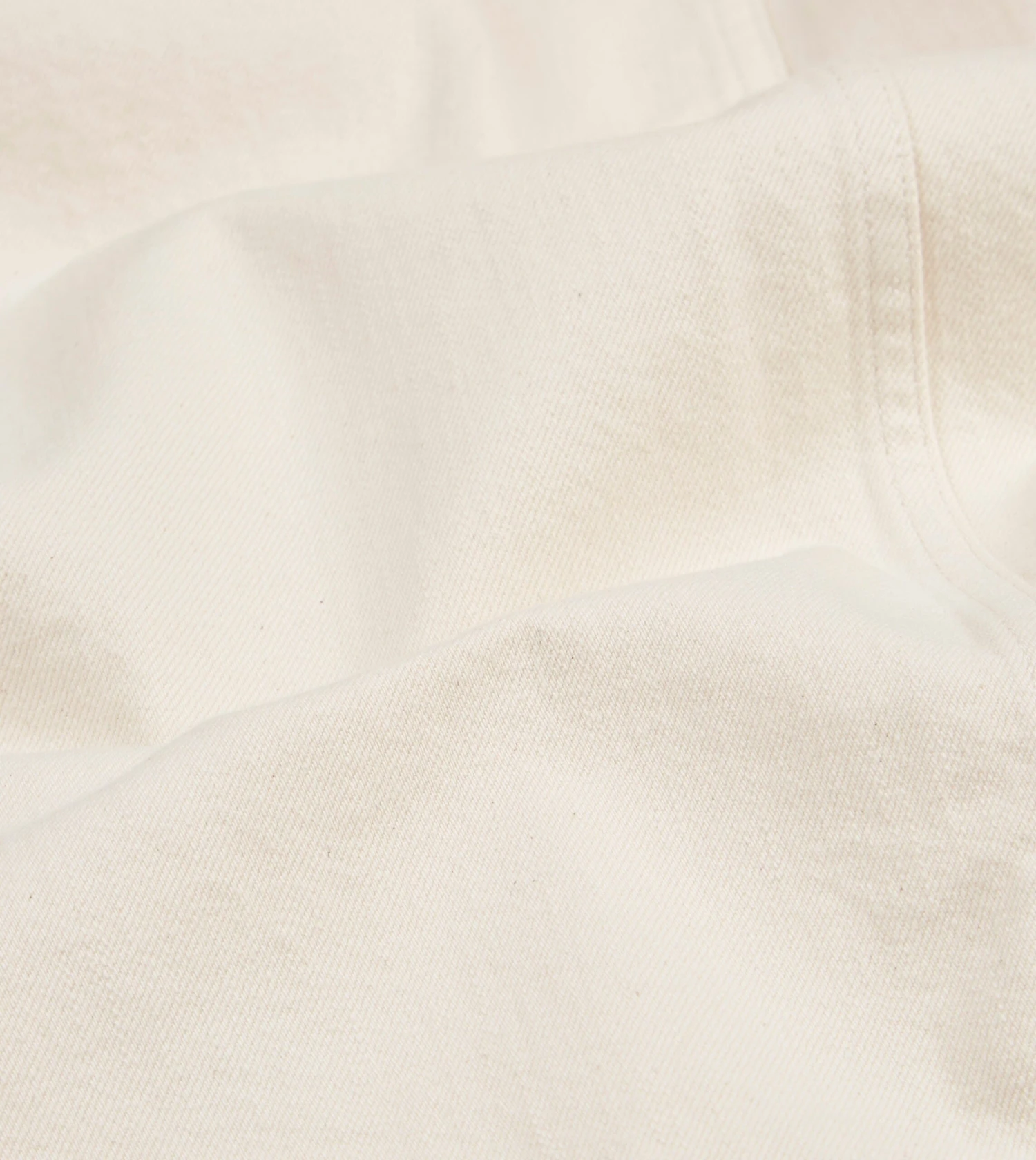 Ecru Selvedge Denim Five-Pocket Chore Jacket 4 Ecru Selvedge Denim Five-Pocket Chore Jacket - Image 2