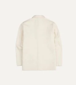 Ecru Selvedge Denim Five-Pocket Chore Jacket 14 Ecru Selvedge Denim Five-Pocket Chore Jacket -Drakes Shop DR2A1B23041 01000 8