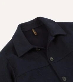 Navy Melton Wool Donkey Chore Jacket -Drakes Shop DR2A1B23509 01250 3 3f6a13d8 5f25 499e b236 4a3542ba6954