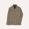 Shepherd Check Tweed Five-Pocket Artist Chore Jacket 1 Shepherd Check Tweed Five-Pocket Artist Chore Jacket -Drakes Shop DR2A1B23512 01303 1