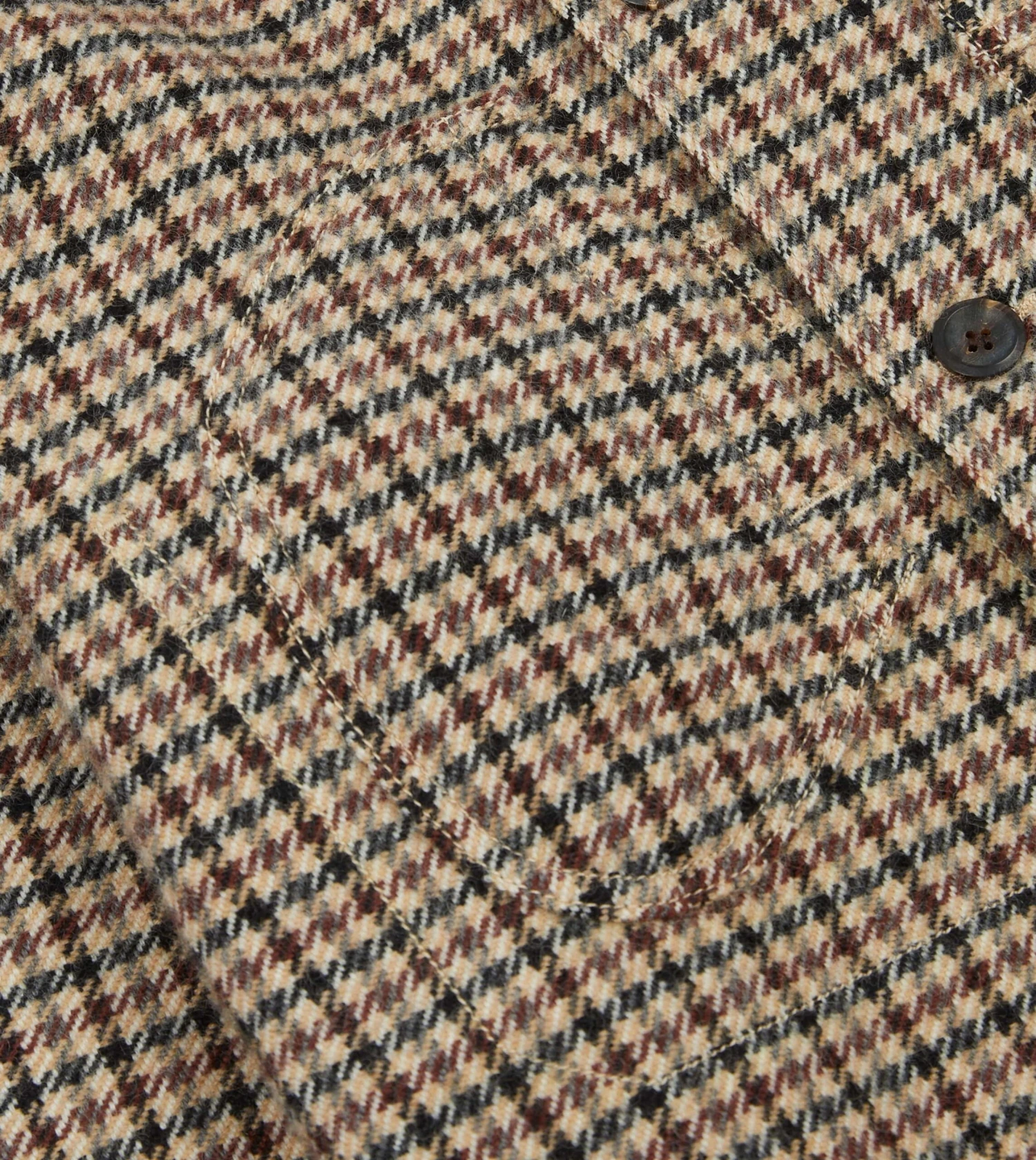 Shepherd Check Tweed Five-Pocket Artist Chore Jacket 7 Shepherd Check Tweed Five-Pocket Artist Chore Jacket - Image 5