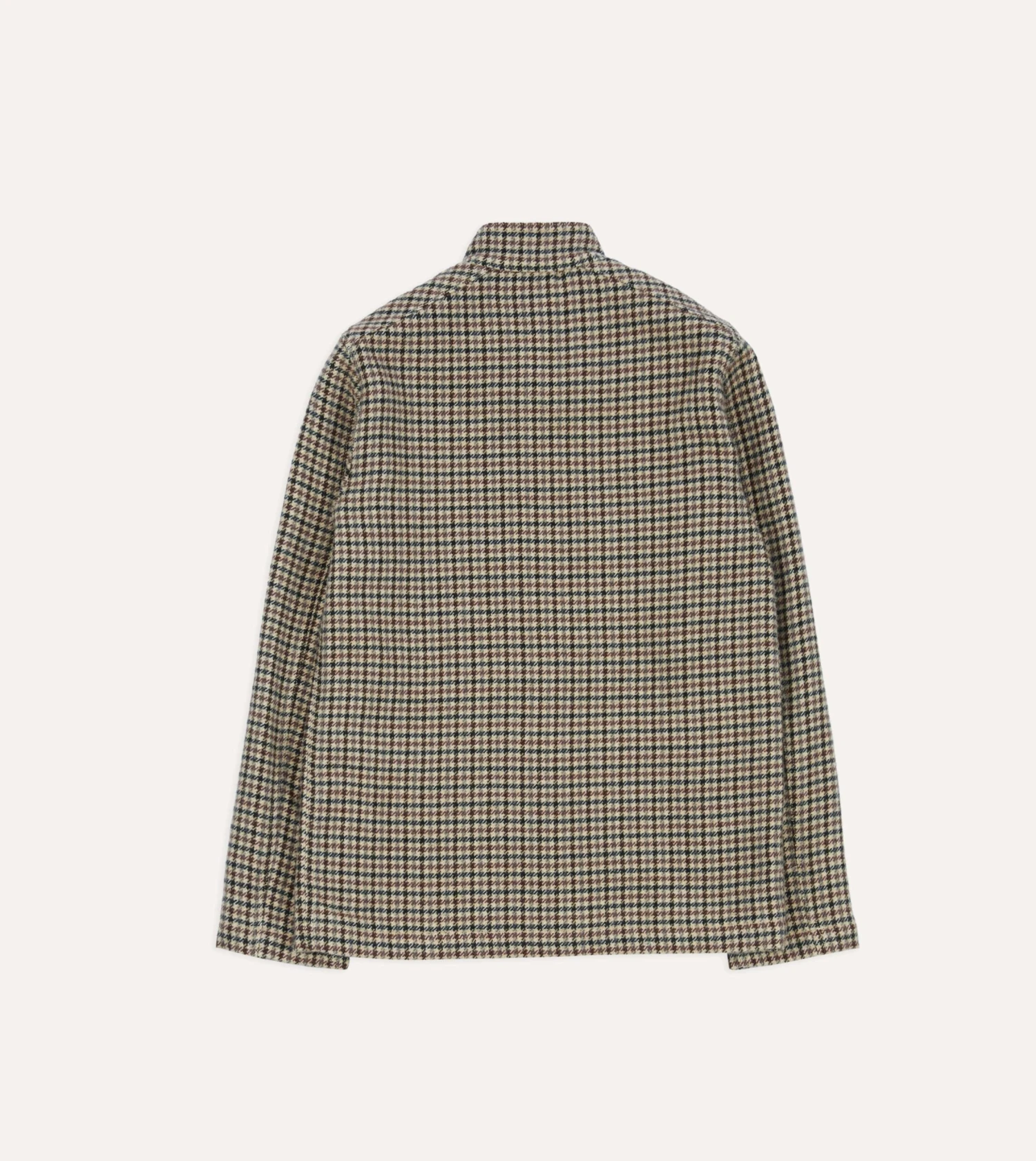 Shepherd Check Tweed Five-Pocket Artist Chore Jacket 11 Shepherd Check Tweed Five-Pocket Artist Chore Jacket - Image 9