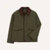 Olive Quilted Nylon Jacket -Drakes Shop DR2A1B23522 01400 1