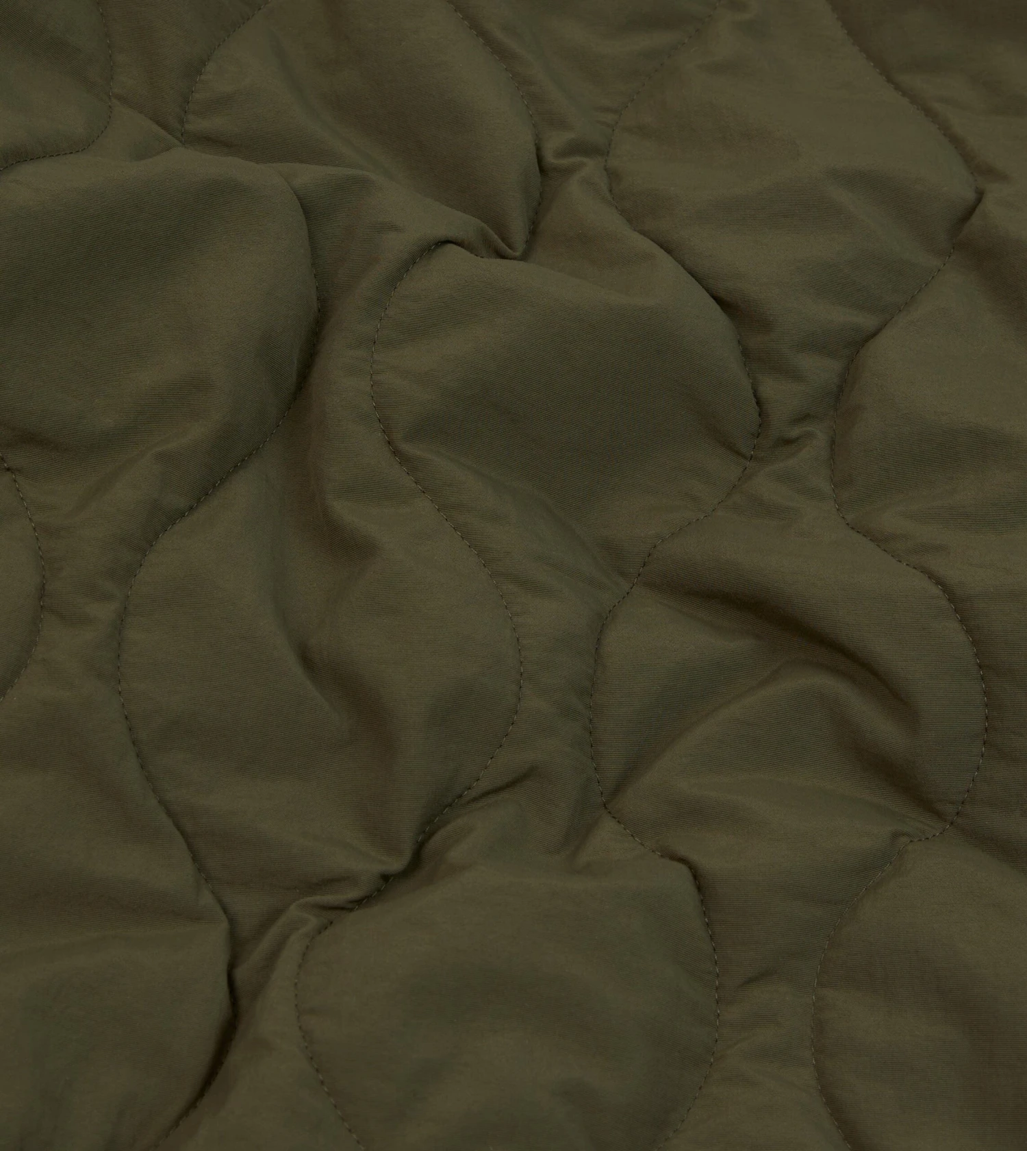 Olive Quilted Nylon Jacket 4 Olive Quilted Nylon Jacket - Image 2