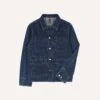 Stone Wash Denim Work Jacket -Drakes Shop DR2A1B23526 01200 1