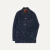 Stone Wash Selvedge Denim Five-Pocket Chore Jacket With Blanket Lining -Drakes Shop DR2A1B23527 01200 1