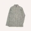 Ecru Check Linen Forestiere Jacket -Drakes Shop DR2A1B24060 01 003 1