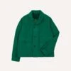 Green Cotton Blouson Jacket 1 Green Cotton Blouson Jacket -Drakes Shop DR2A1H24012 01400 1